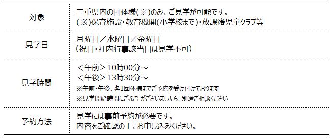 株式会社マスヤ】工場見学について