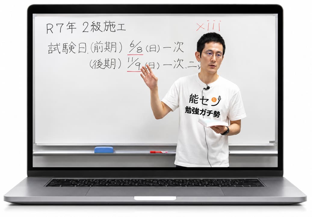 2級建築施工管理技士 通信講座 WEB講座